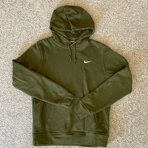 army green nike hoodie